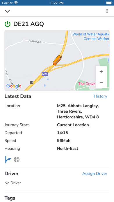 Pinpointers Tracking Screenshot