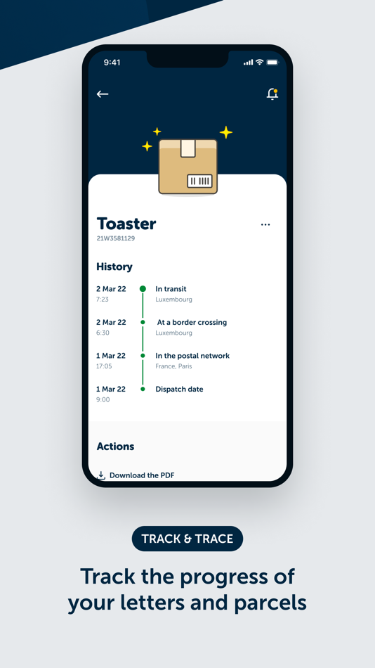 #4. POST Parcels & Mail (iOS) 由: POST Luxembourg