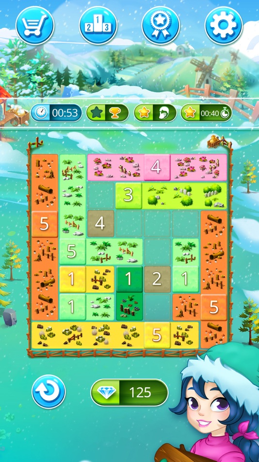 #3. Happy Farm: fill in the fields (iOS) By: PLAYTOUCH