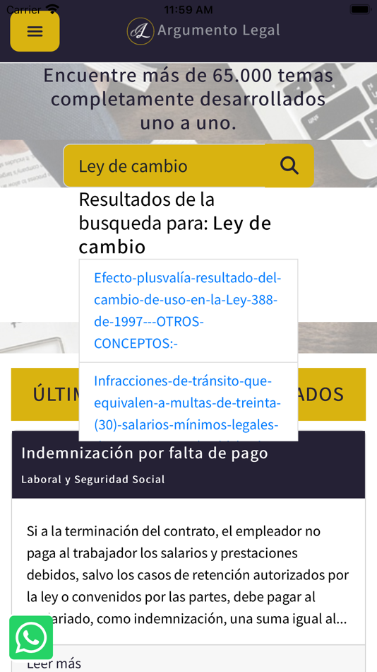 #5. Argumento Legal (iOS) 由: Business Technologies Company