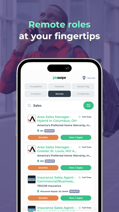 JobSwipe - Get a Better Job Screenshot