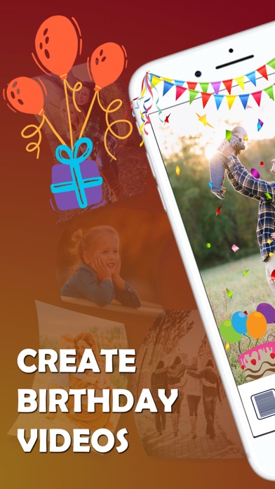 Video Maker Birthday Slideshow Screenshot