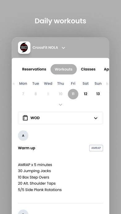 CrossFit NOLA Screenshot