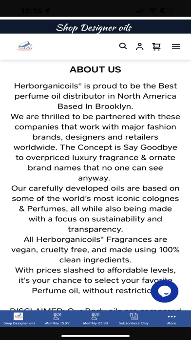 Herborganicoils Screenshot