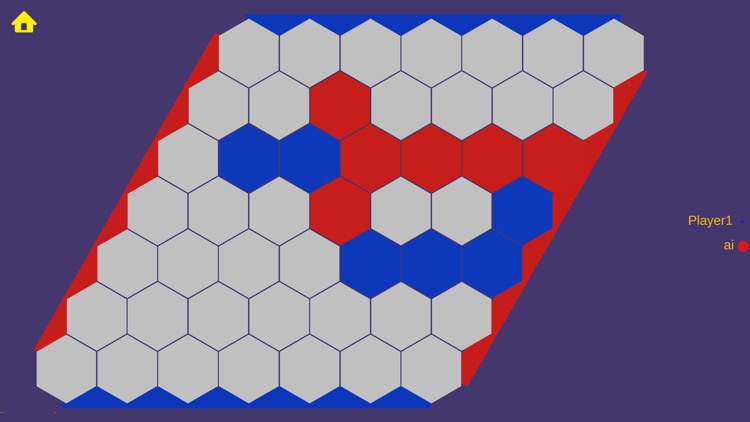 Simple Hex Board game with AI screenshot-9