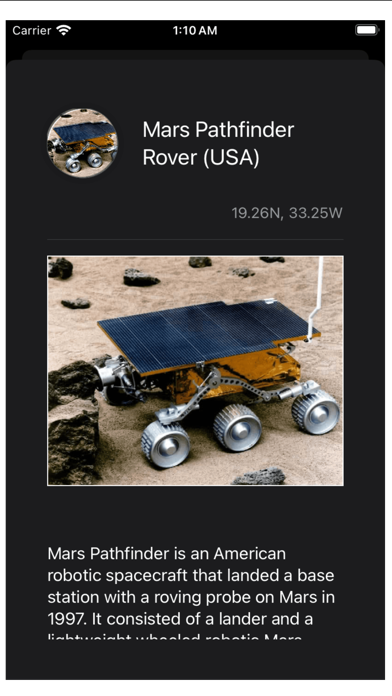 Screenshot #3 pour Mars Info Lite