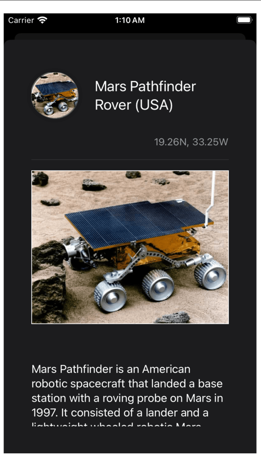 #3. Mars Info Lite (macOS) 由: Viktor Goltvyanytsya
