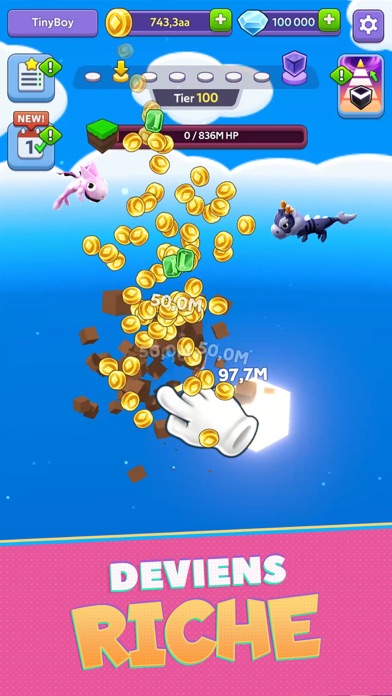Screenshot #2 pour Tiny Worlds: Idle Dragon Game