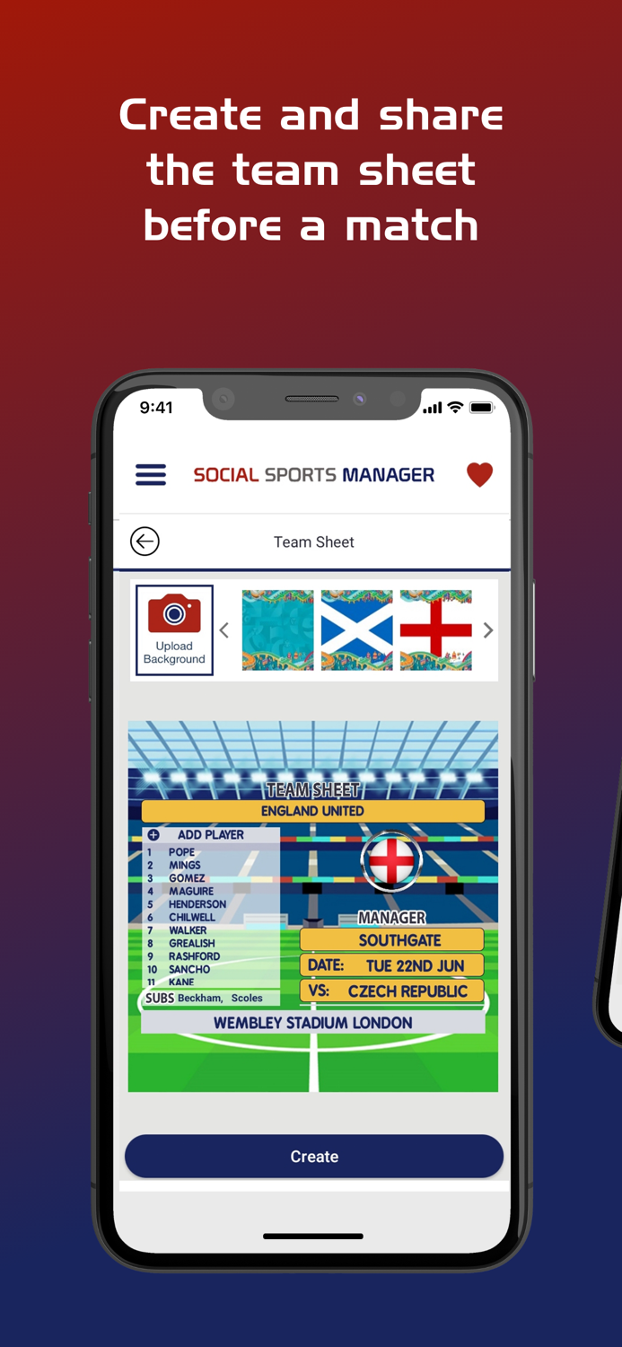 Social Sports Manager