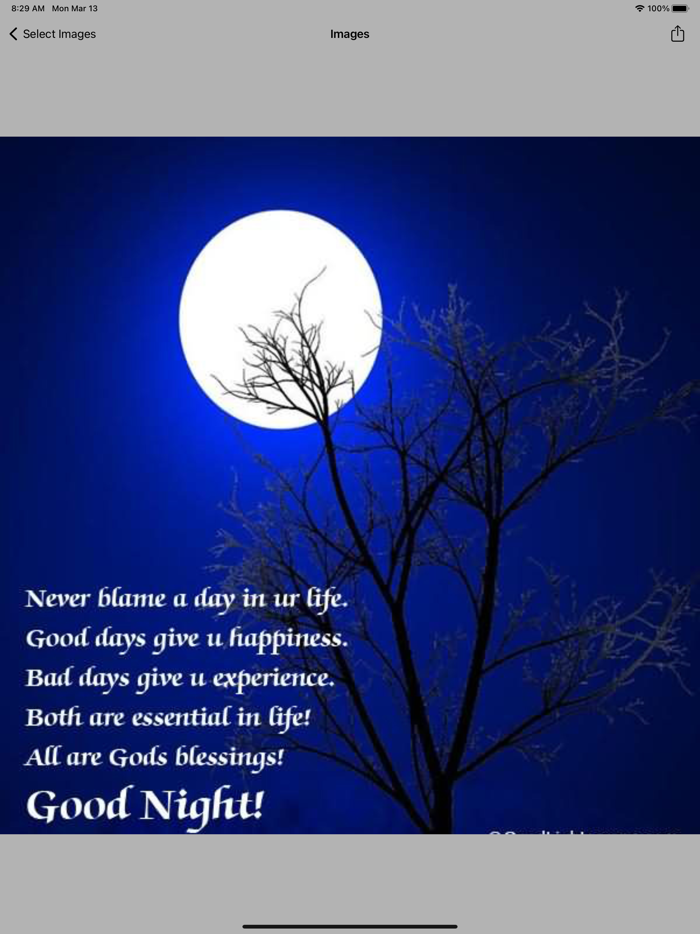 Good Night Greetings and Sms