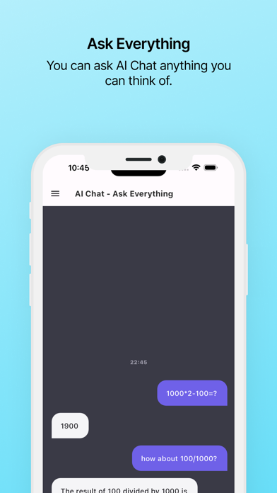 AI Chat - Ask Everything Screenshot