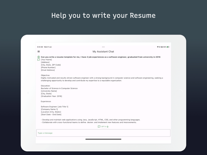 My AI Assistant Chat