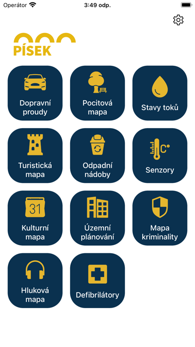 Můj Písek - mapy Screenshot