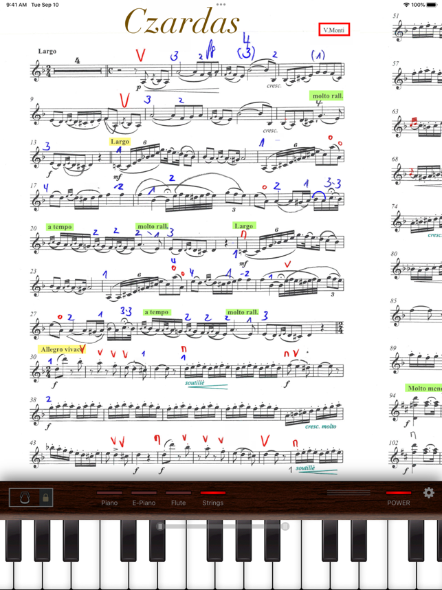 ‎Calypso Score: Sheet Music Screenshot