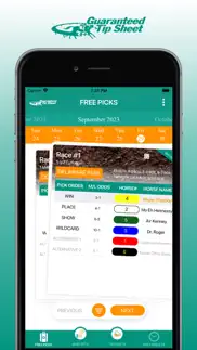 horse racing tip sheets iphone screenshot 3