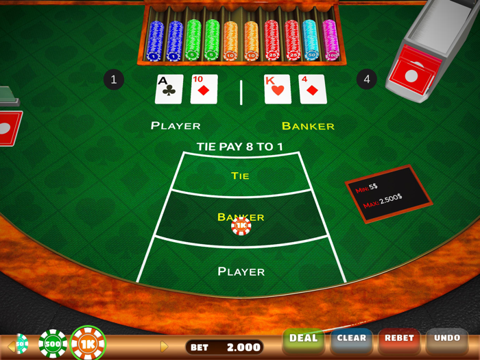 Mega Baccarat 3D - Lucky Cards