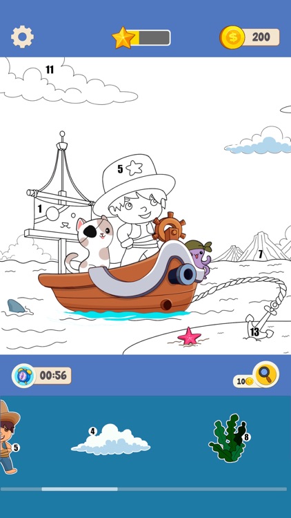 Sticker Puzzle - Coloring Book