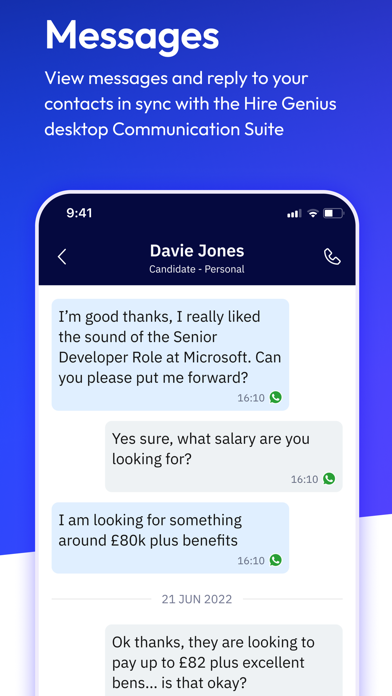 Screenshot #3 pour Hire Genius Connect