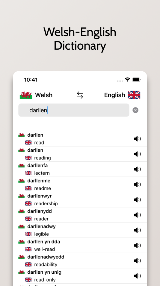 #3. Welsh-English Dictionary (iOS) By: FB PUBLISHING LLC