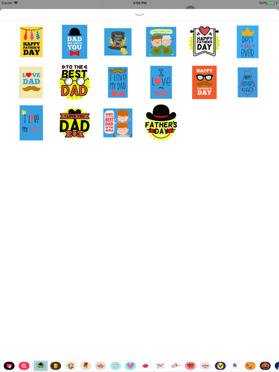Screenshot #4 pour Fathers Day stickers & emoji