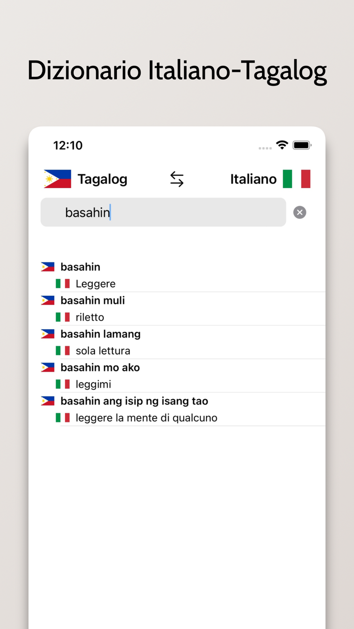 Dizionario Tagalog-Italiano
