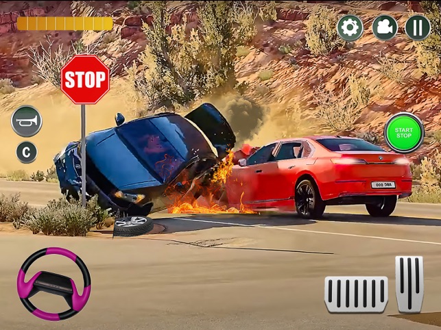 Araba Kazası Oyunu Simülatörü App Store'da