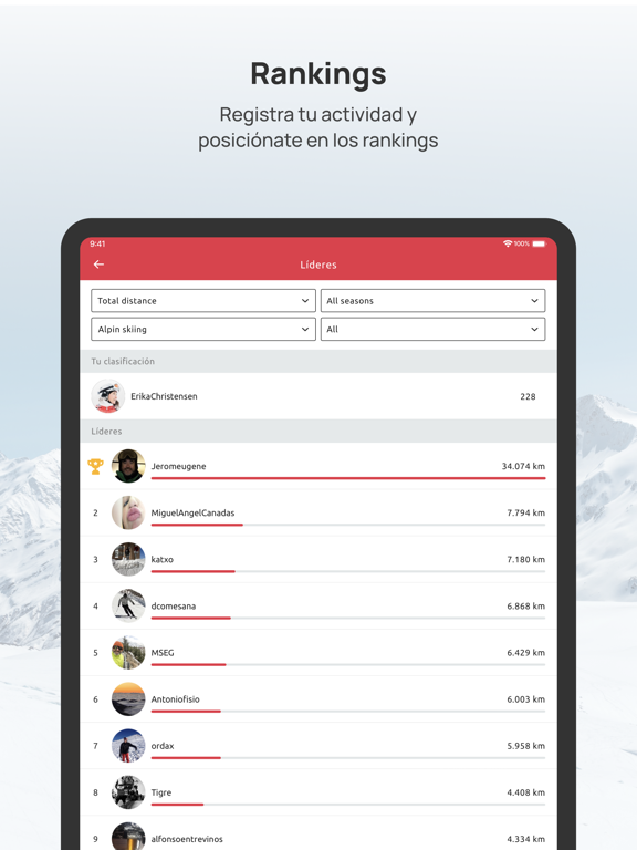 Cerro Castor Snow App iPad screenshot 4