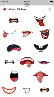 mouth stickers iphone screenshot 1