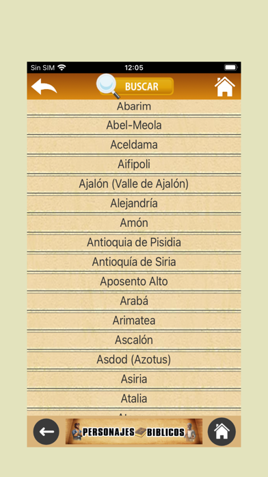 Personajes Bíblicos Screenshot