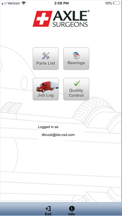 Axle Surgeons Mobile app screenshot