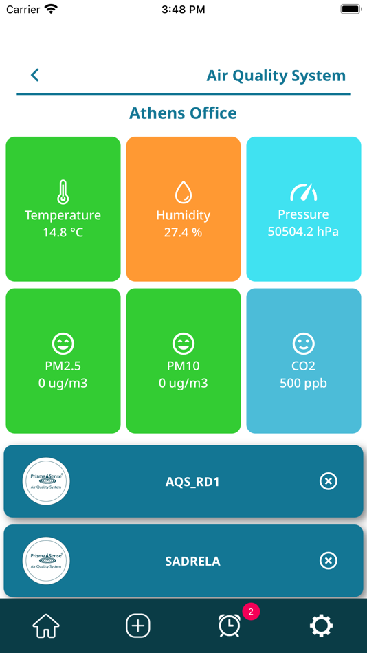 #5. Air Quality System (AQS) (iOS) 由: Prisma Electronics SA