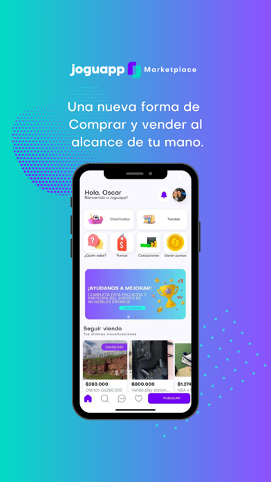 Joguapp Marketplace Screenshot