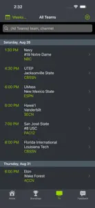 Boise State Football Schedules screenshot #5 for iPhone