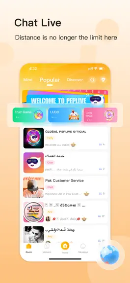 Game screenshot PepLive-Group Voice Chat Rooms mod apk