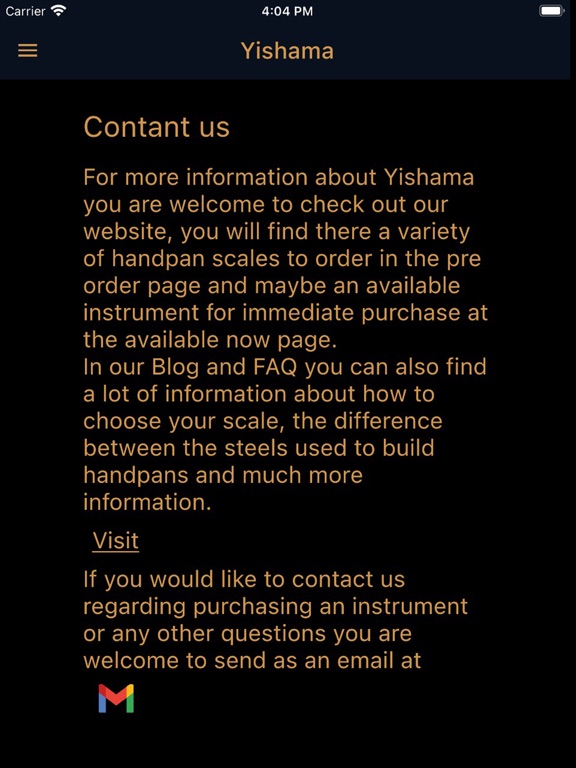 Yishama iPad screenshot 5 - Music app