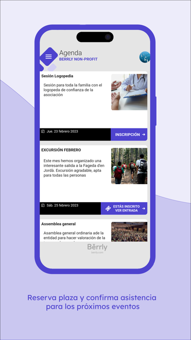 Berrly Non-profit Screenshot