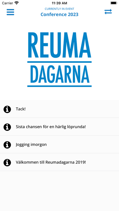 Reumadagarna Screenshot