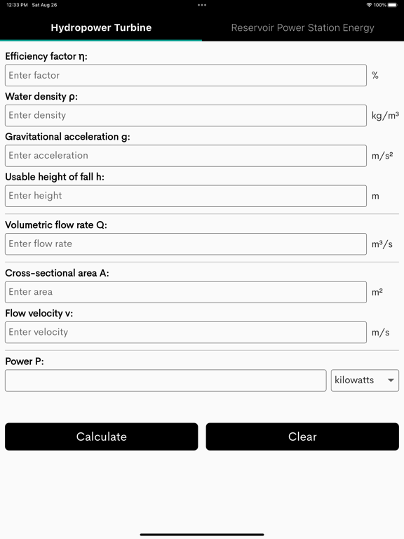 Screenshot #4 pour Hydro Power Turbine Calculator