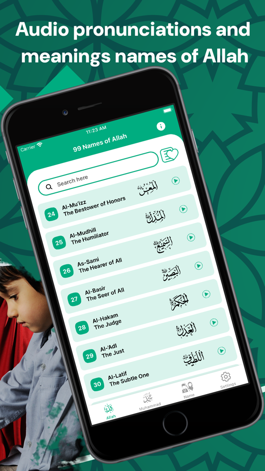 #4. 99 Names of Allah & Sounds (iOS) Podle: Shaikh Mohammad