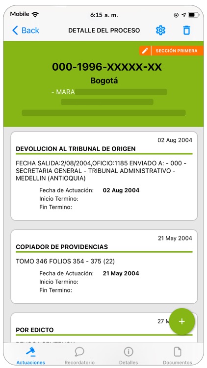 Monolegal - Consulta Procesos screenshot-3
