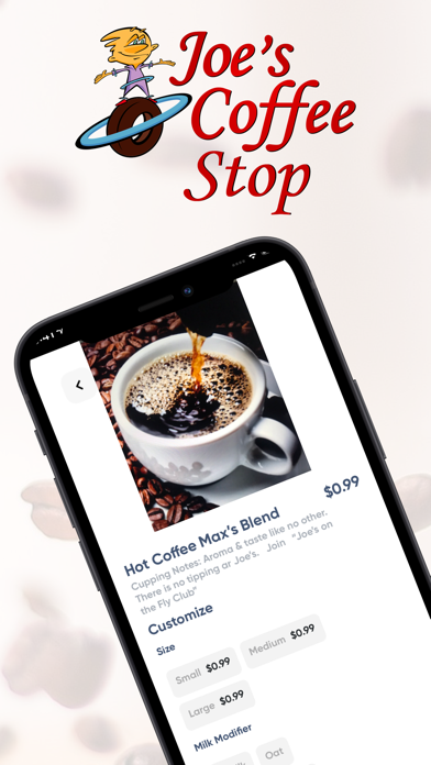 Joe's Coffee Stop Screenshot