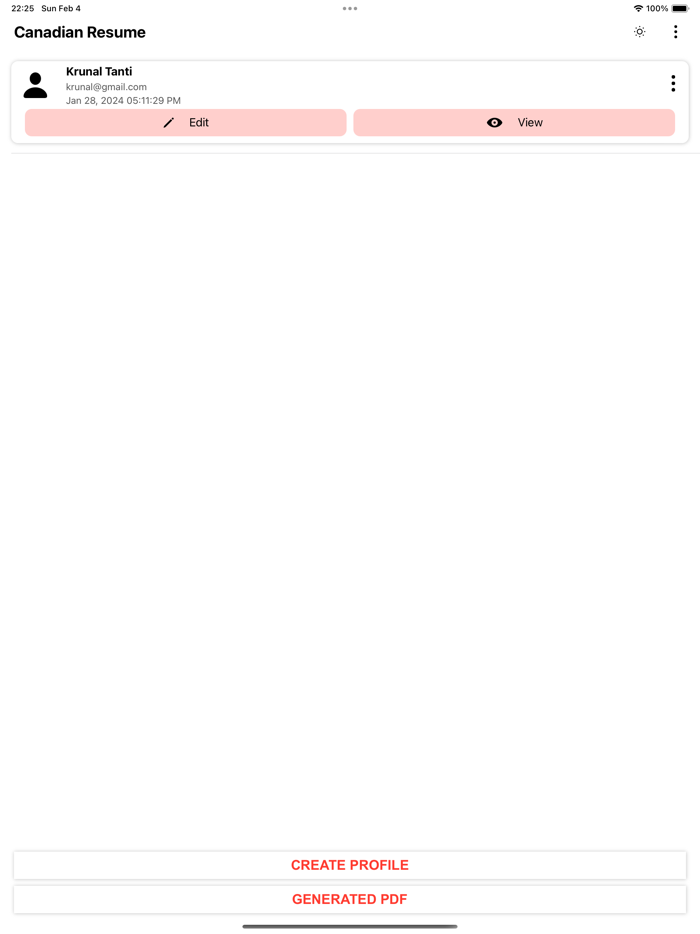 Canadian Resume Builder