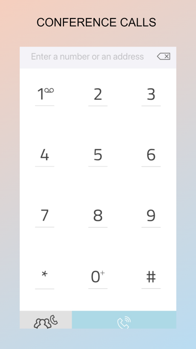 Softphone-PBX Screenshot