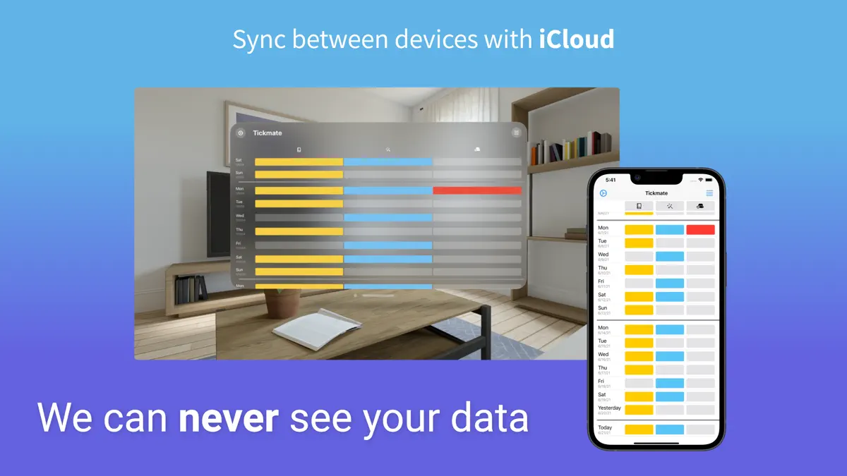 Tickmate 1-Bit Journal screenshot 3