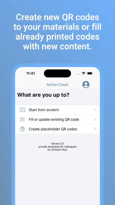 hyFee Cloud Screenshot