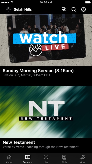 Selah Hills Church Screenshot
