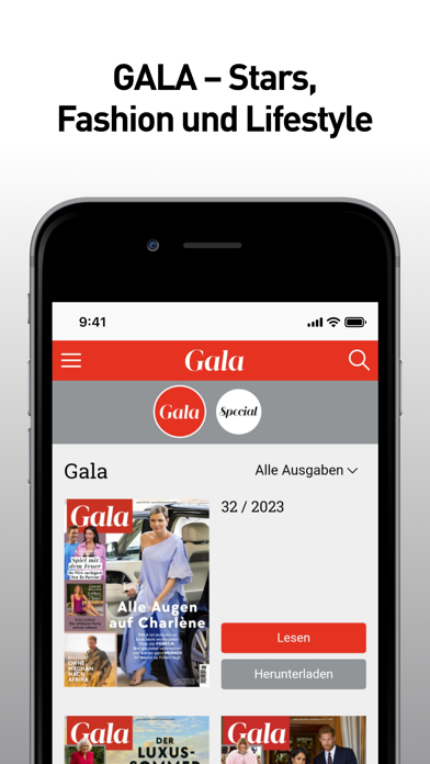 GALA Magazin Screenshot