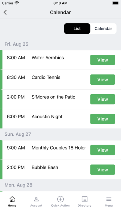 Graywood Golf & Racquet Club Screenshot
