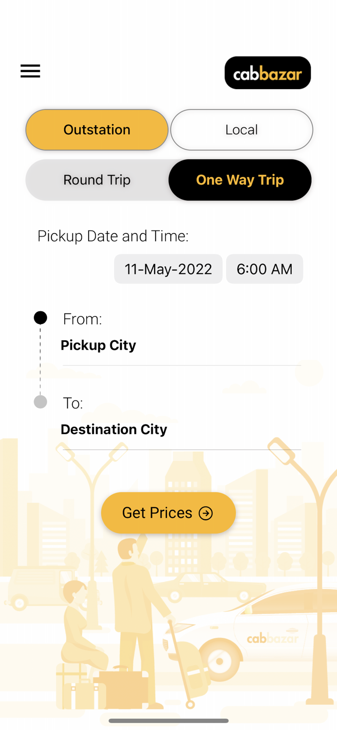 CabBazar - Outstation Taxi