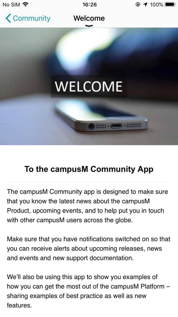 campusM Community